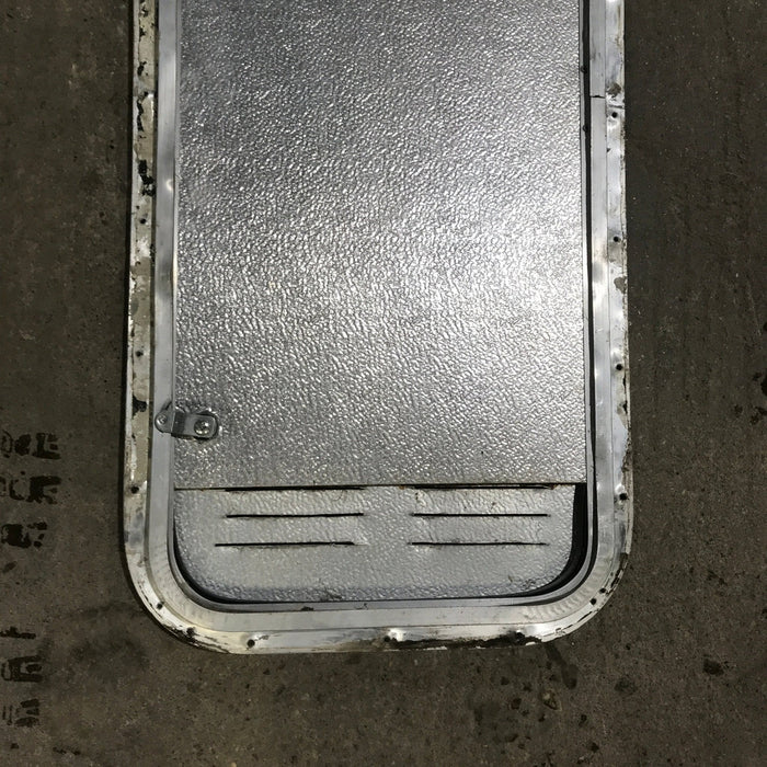 Used Radius Cornered Propane / Battery Cargo Door 13 3/4" x 31 3/4" x 3/4" D