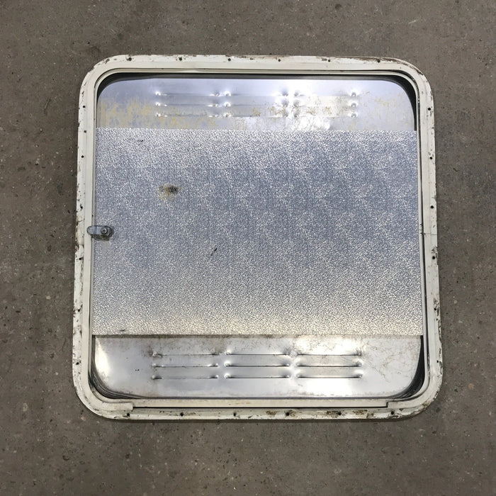 Used Radius Cornered Propane / Battery Cargo Door 26 3/4" x 27" x 1 D