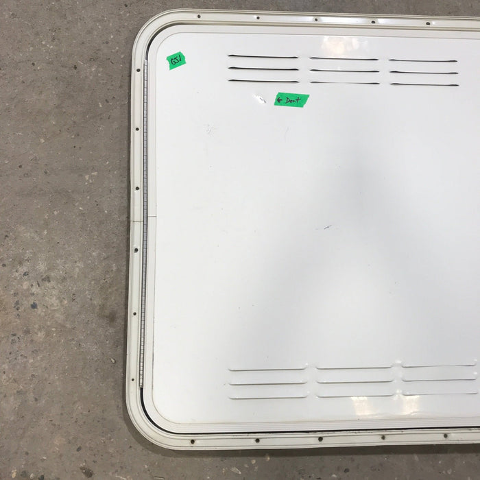 Used Radius Cornered Propane / Battery Cargo Door 26 3/4" x 27" x 1 D