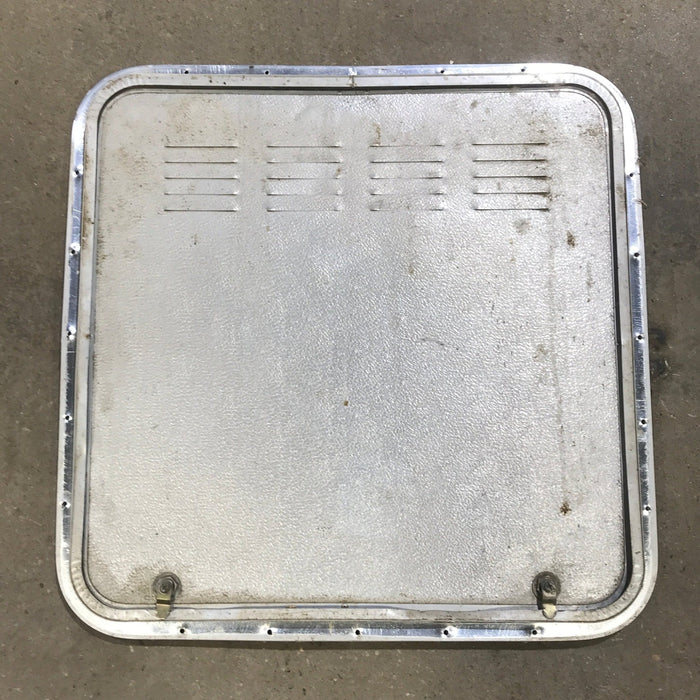 Used Radius Cornered Propane / Battery Cargo Door 26" x 26" x 1 1/4" D