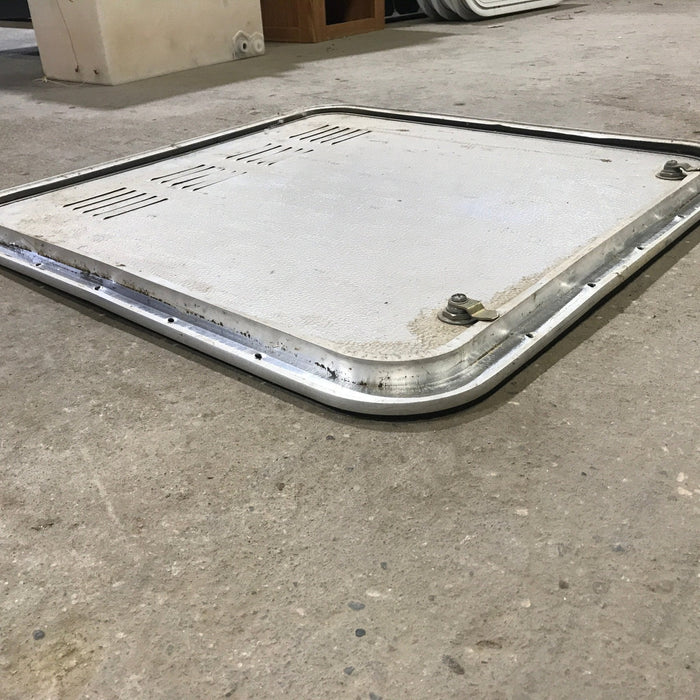 Used Radius Cornered Propane / Battery Cargo Door 26" x 26" x 1 1/4" D