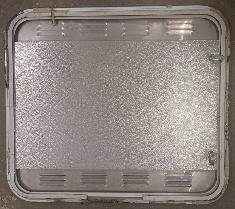 Used Radius Cornered Propane Cargo Door 29 5/8" x 26" x 5/8"D