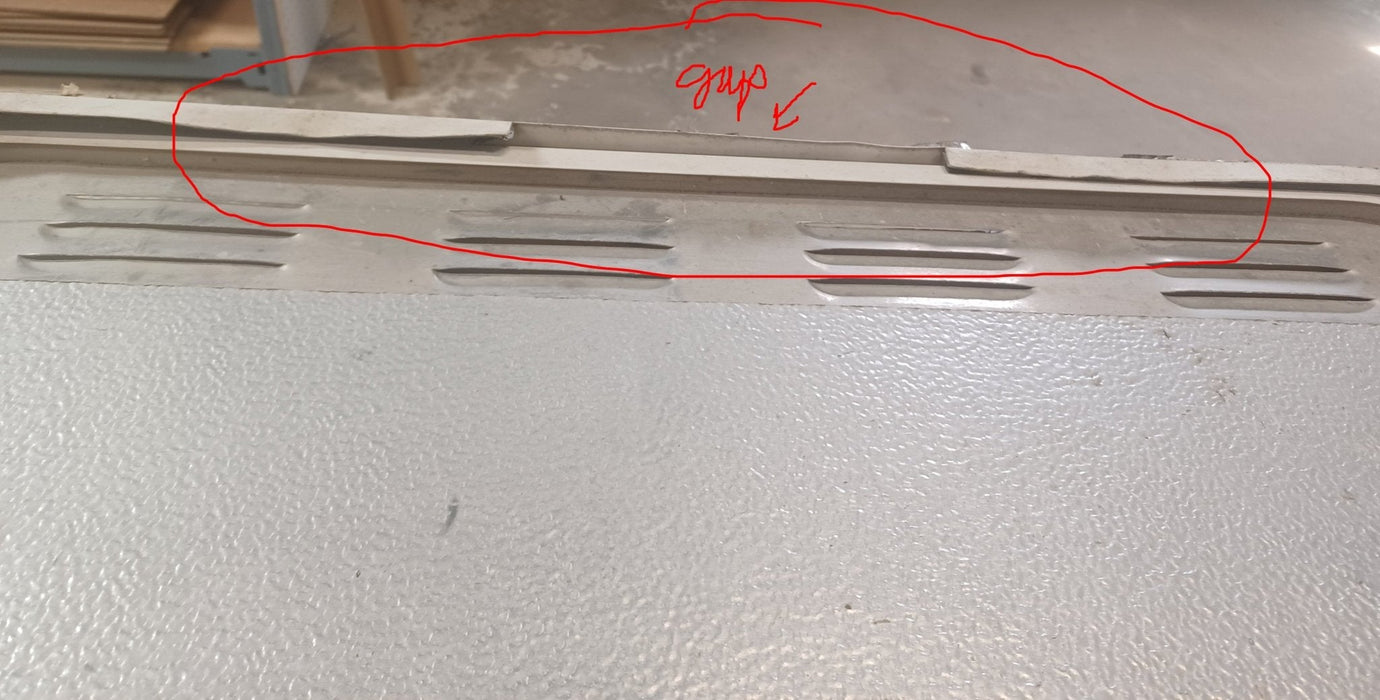 Used Radius Cornered Propane Cargo Door 29 5/8" x 26" x 5/8"D
