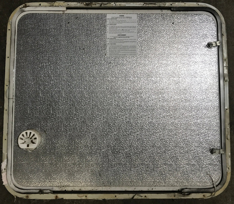 Used Radius Cornered Propane Cargo Door 29 7/8" x 25 7/8" x 3/4 "D