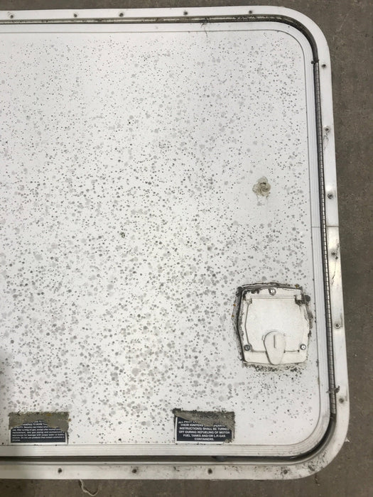 Used Radius Cornered Propane Cargo Door 29 7/8" x 25 7/8" x 3/4 "D