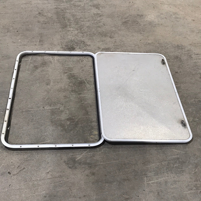 Used Radius Cornered Cargo Door 35 3/4" W x 23 1/2" H x 5/8" D