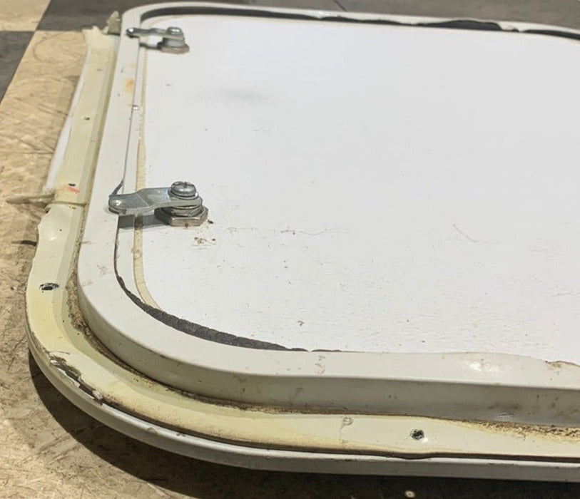 Used Radius Cornered Propane Door 22 1/4" x 17" x 1/2" D - Young Farts RV Parts