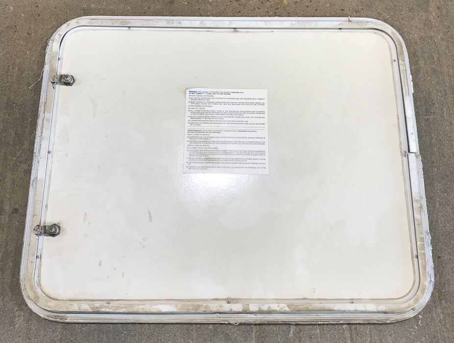 Used Radius Cornered Propane/Cargo Door 29 3/4" x 23 3/4" x 3/4" D