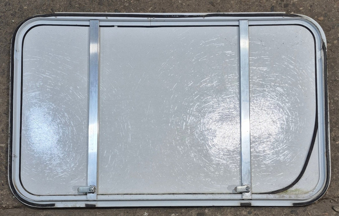 Used Radius Opening Rock Guard Cover : 36" x 22 1/8" x 5/8" D - Young Farts RV Parts