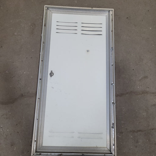 Used Radius Propane/ Battery Door 29 1/2" X 13 7/8" X 1/2"D - Young Farts RV Parts