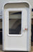 Used Radius Storage/ Teardrop Trailer Entry Door 43 7/8" x 24 1/8" x 2 1/4" D - Young Farts RV Parts