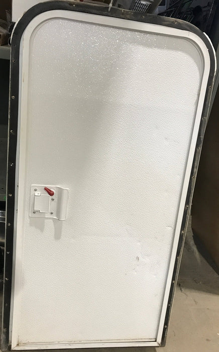 Used Radius Storage/ Teardrop Trailer Entry Door 44" x 22" x 1 1/2" D
