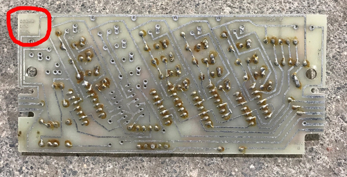 Used Range Hood Fan Circuit Board