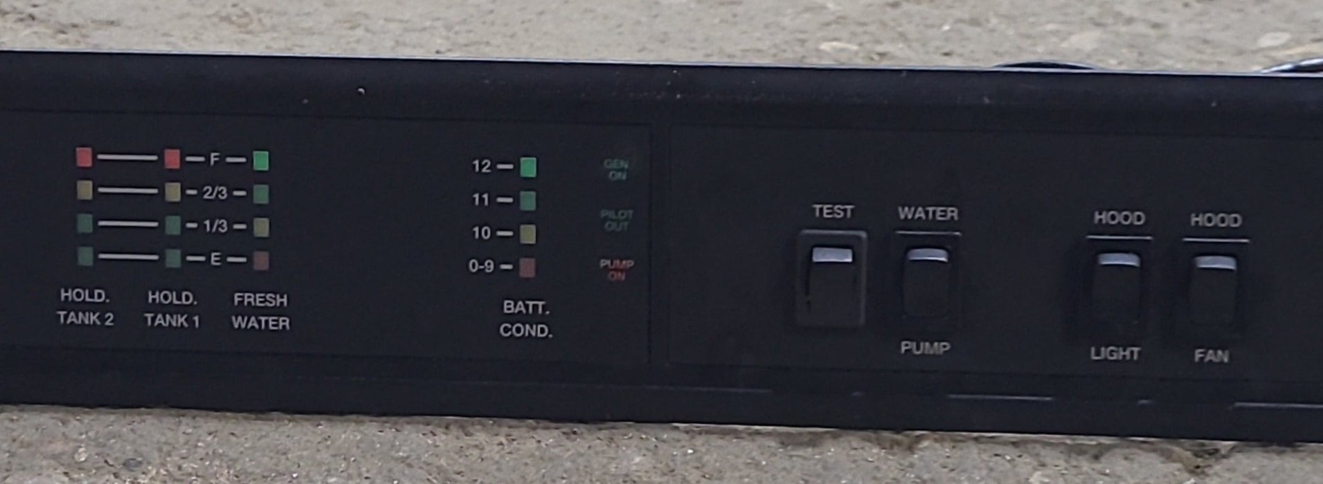 Used Range Hood Fan Front Panel with Circuit Board - Young Farts RV Parts