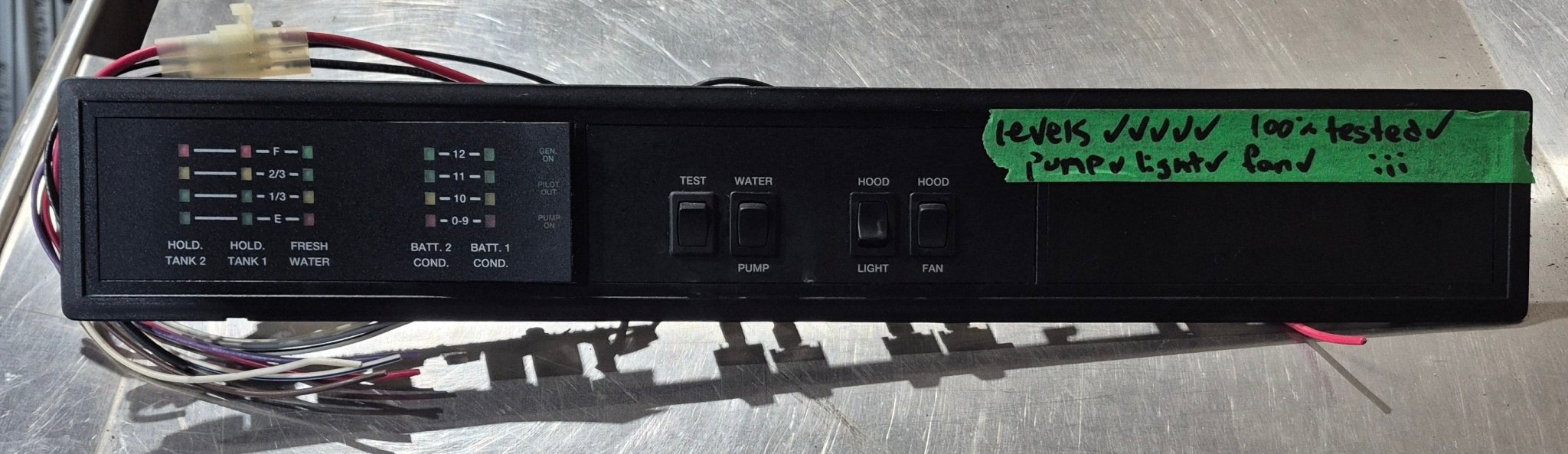 Used Range Hood Fan Front Panel with Circuit Board