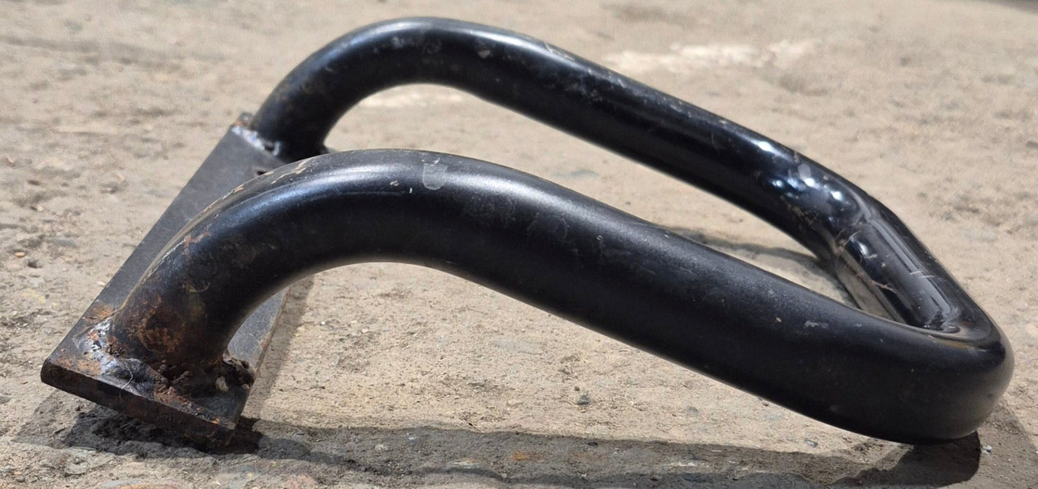 Used Retro Driver Door Grab Handle 8 1/4" x 8 1/2" - Metal - Young Farts RV Parts