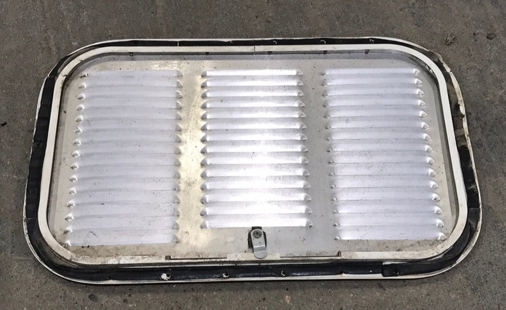 Used Retro NORCOLD 616009/ DOMETIC (P/N UNKNOWN for RM2214R) - Off White Vent Door with Off White Trim