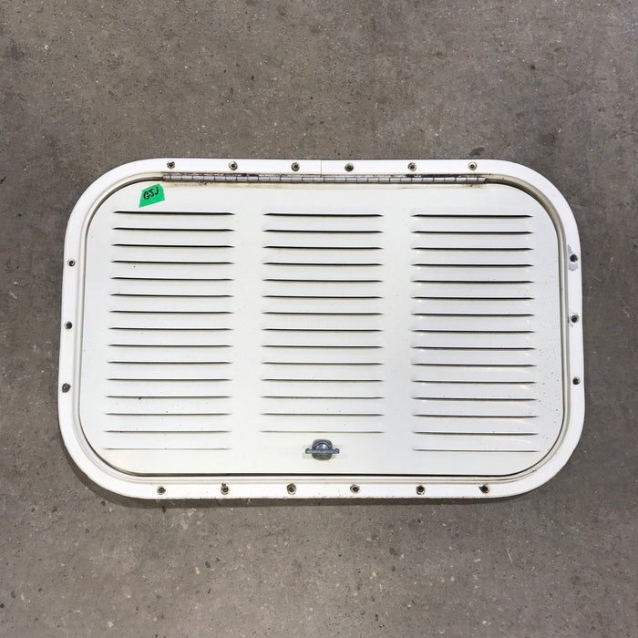 Used Retro Norcold 616009/ Dometic (P/N Unknown, for RM2214R) - Off White Vent Door with White Trim