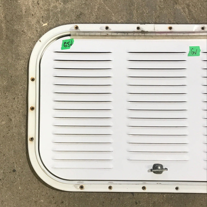 Used Retro NORCOLD 616009/ DOMETIC (P/N UNKNOWN for RM2214R) - Off White Vent Door with White Trim