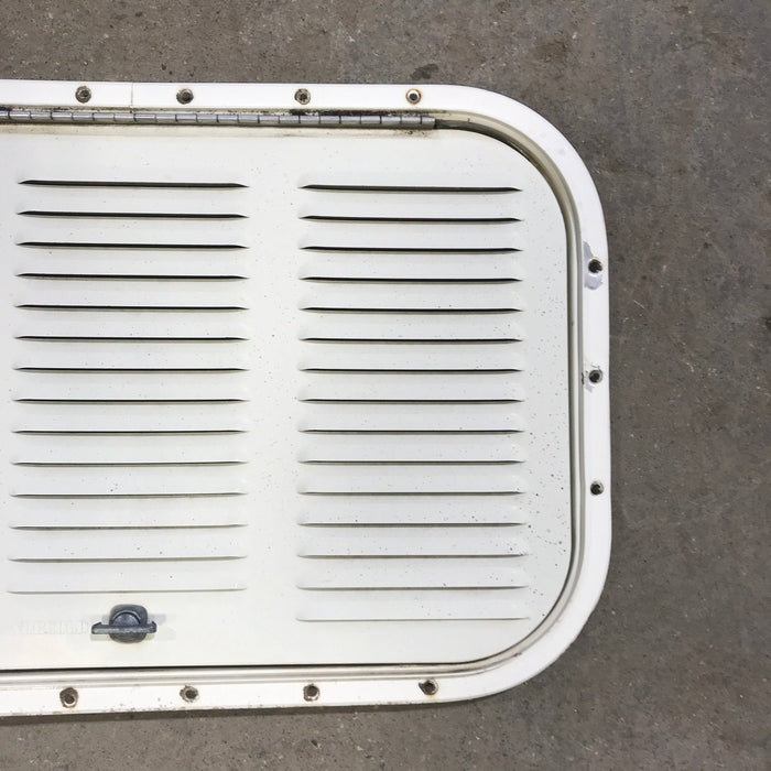 Used Retro Norcold 616009/ Dometic (P/N Unknown, for RM2214R) - Off White Vent Door with White Trim