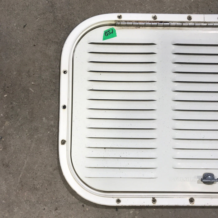 Used Retro Norcold 616009/ Dometic (P/N Unknown, for RM2214R) - Off White Vent Door with White Trim