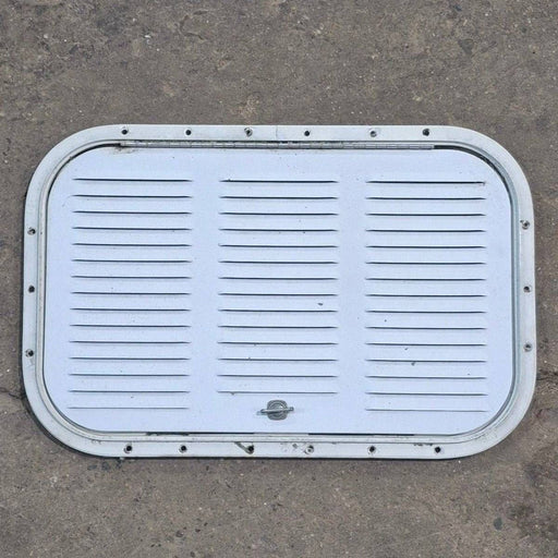 Used Retro Norcold/ Dometic Fridge Vent Door, Off White, Off White Trim - 616009 / 8032214R20 - Young Farts RV Parts
