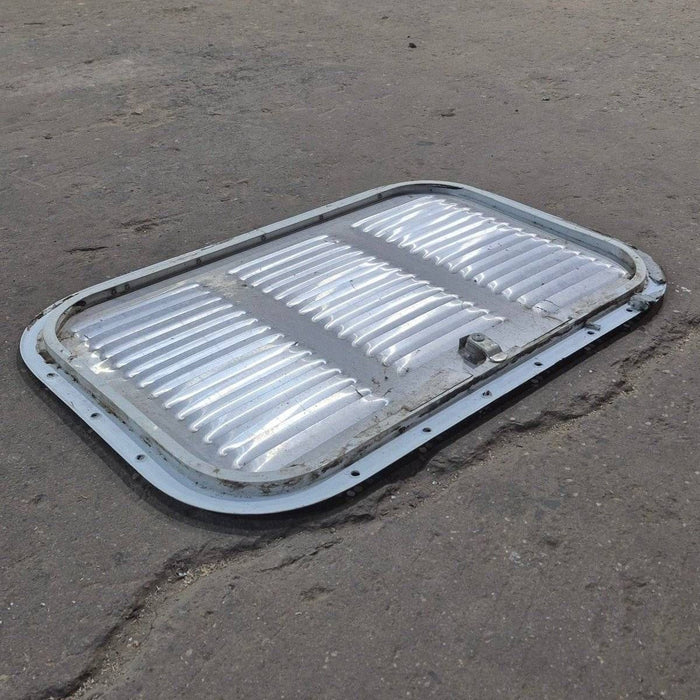 Used Retro Norcold/ Dometic Fridge Vent Door, Off White, Off White Trim - 616009 / 8032214R20 - Young Farts RV Parts
