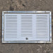 Used Retro Norcold / Dometic White Vent Door, With Silver Trim - 616010 - Young Farts RV Parts