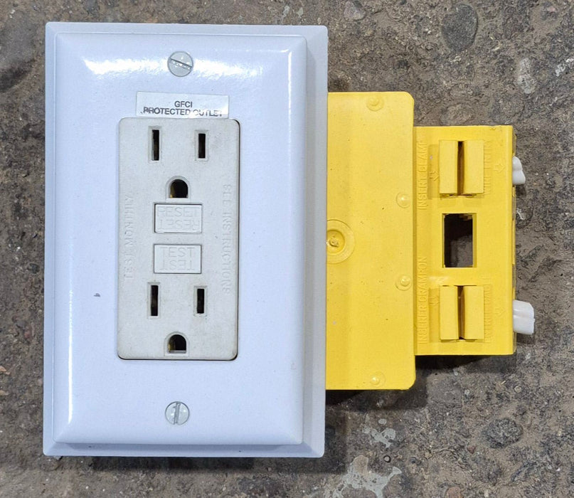 Used RV 110 Volt GFI Wall Receptacle / Outlet