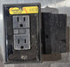 Used RV 110 Volt GFI Wall Receptacle / Outlet, Black - Young Farts RV Parts