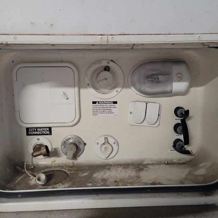 Used RV Access Hatch Set Up 24" W X 14 1/2" H