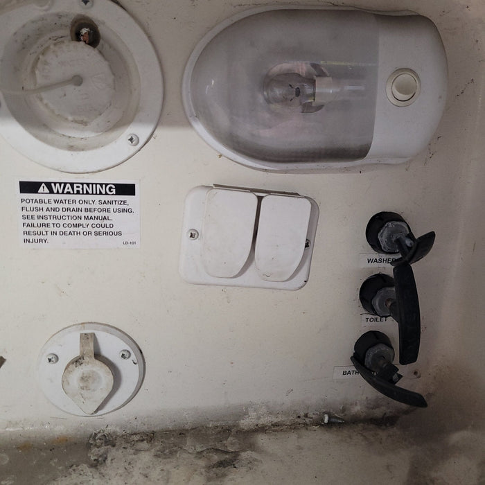 Used RV Access Hatch Set Up 24" W X 14 1/2" H