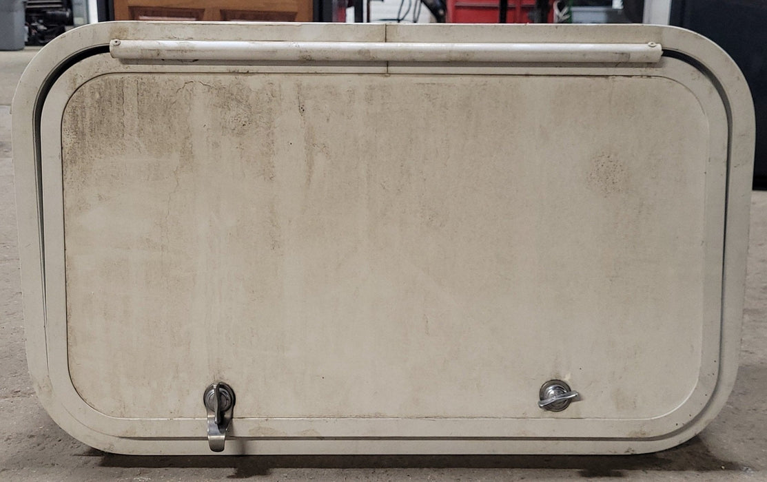 Used RV Access Hatch Set Up 24" W X 14 1/2" H