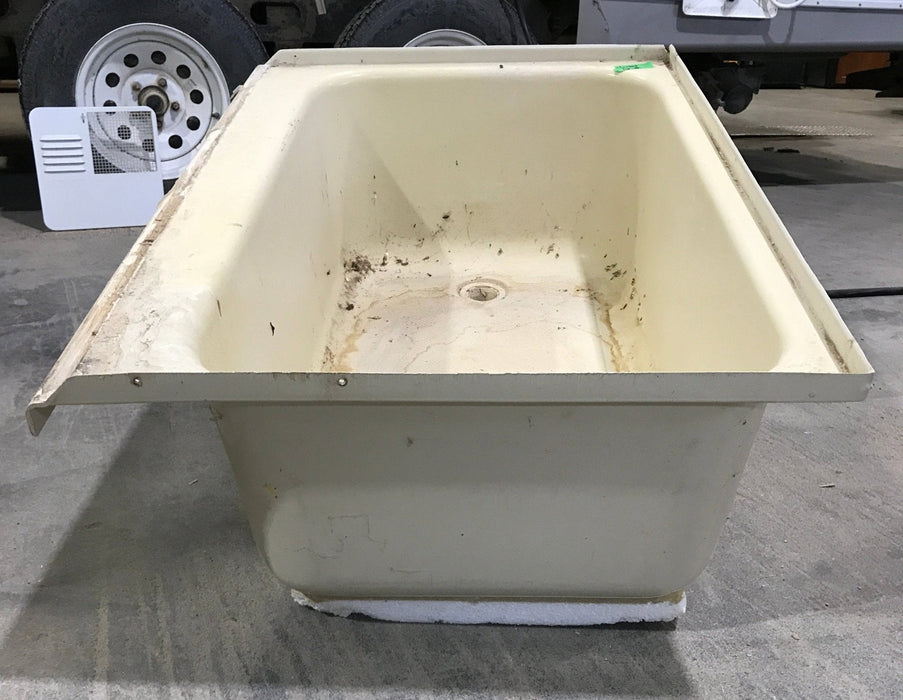 Used RV Bath Tub 36” L x 24 W ” Left Hand Drain