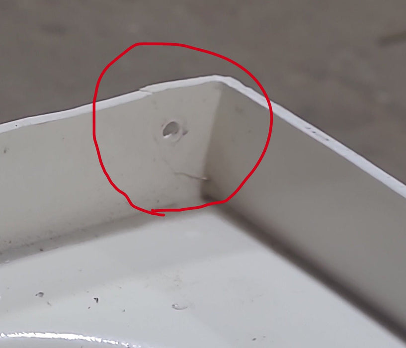 Used RV Bath Tub 36” x 24” - Left Hand Drain