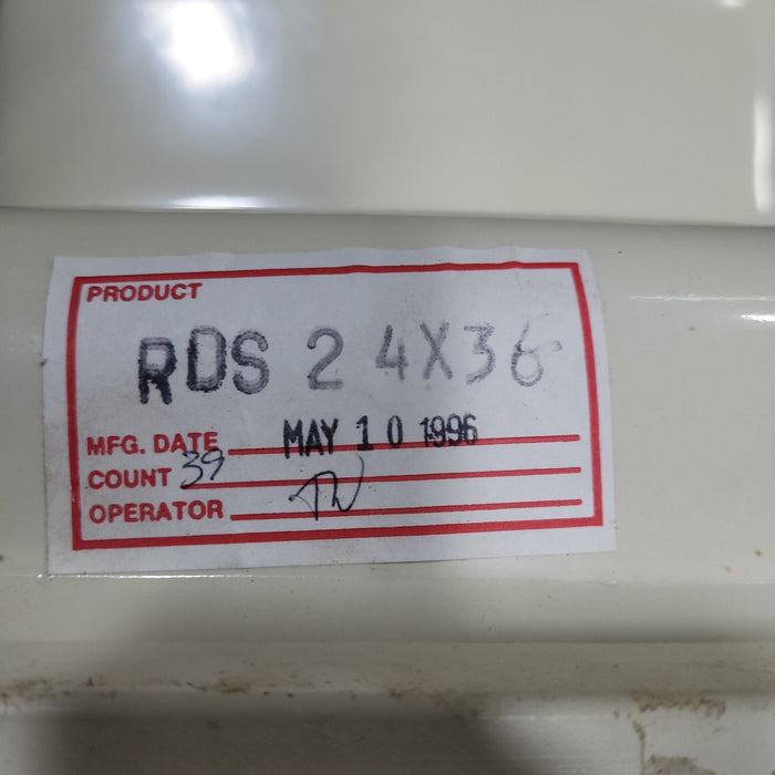 Used RV Step Bath Tub 36” x 24” - Right Hand Step