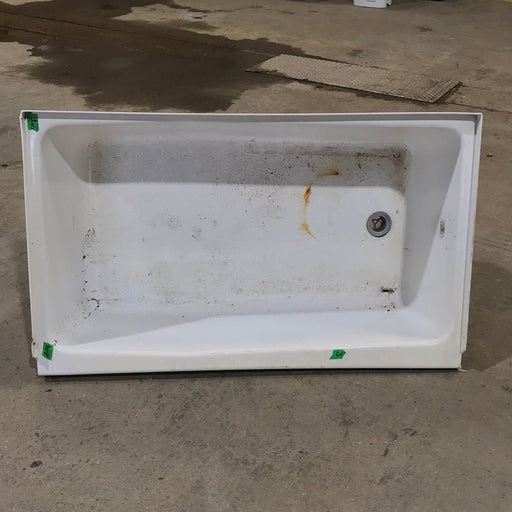 Used RV Bath Tub 40” L x 24 W ” - Right Hand Drain - Young Farts RV Parts