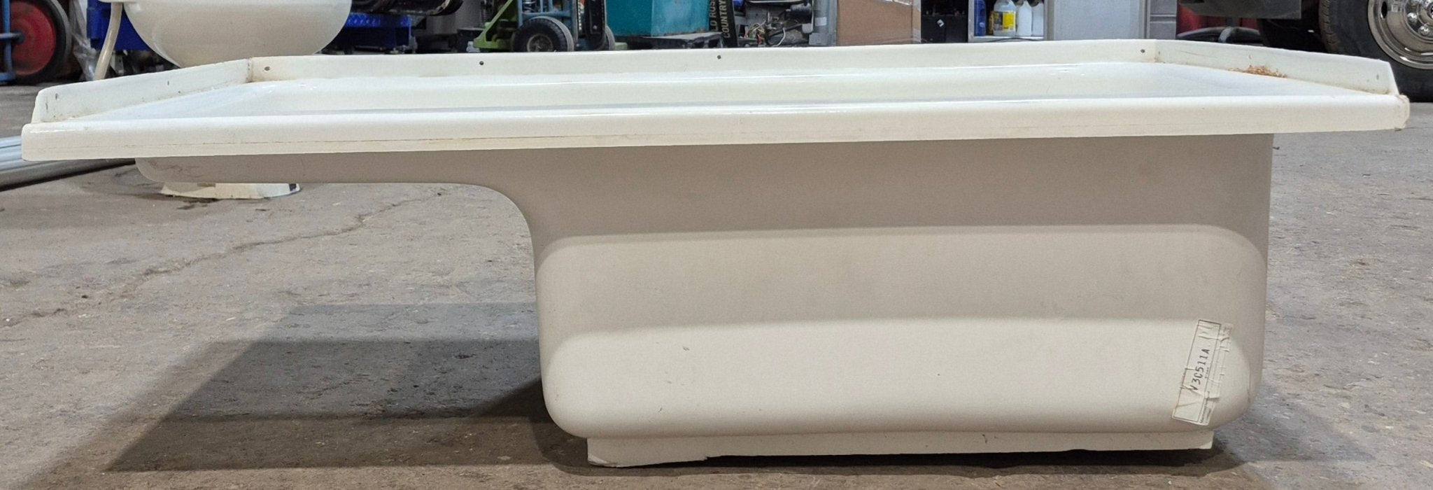 Used RV Step Bath Tub 40” x 24” - Right Hand Drain