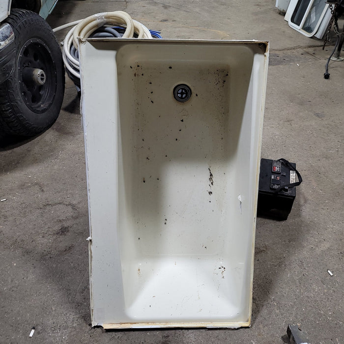 Used RV Bath Tub 41” x 24” - Left Hand Drain