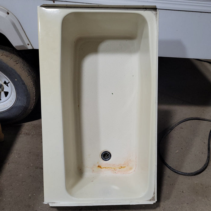 Used RV Bath Tub 41” x 24” - Right Hand Drain