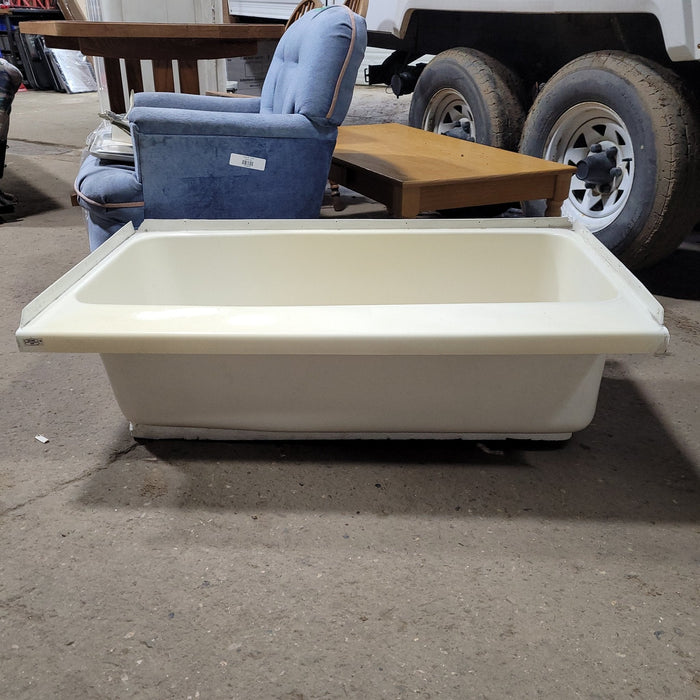 Used RV Bath Tub 41” x 24” - Right Hand Drain