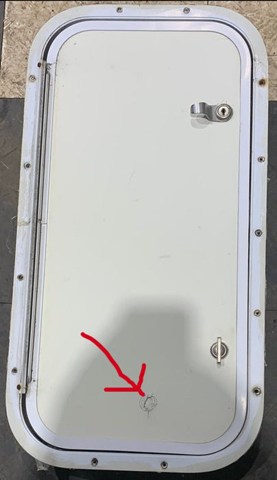 Used RV Cargo Doors  23 3/4" x 11 3/4" x 1 3/4"