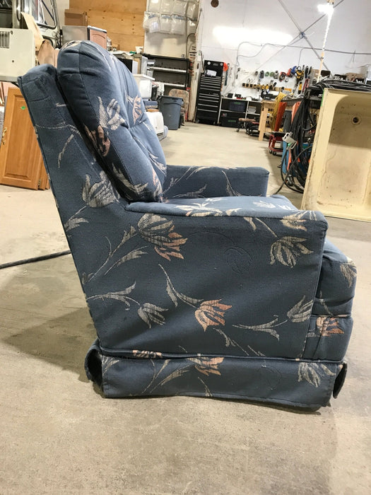 Used RV Chair - Blue with design