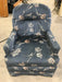 Used RV Chair - Blue with design - Young Farts RV Parts