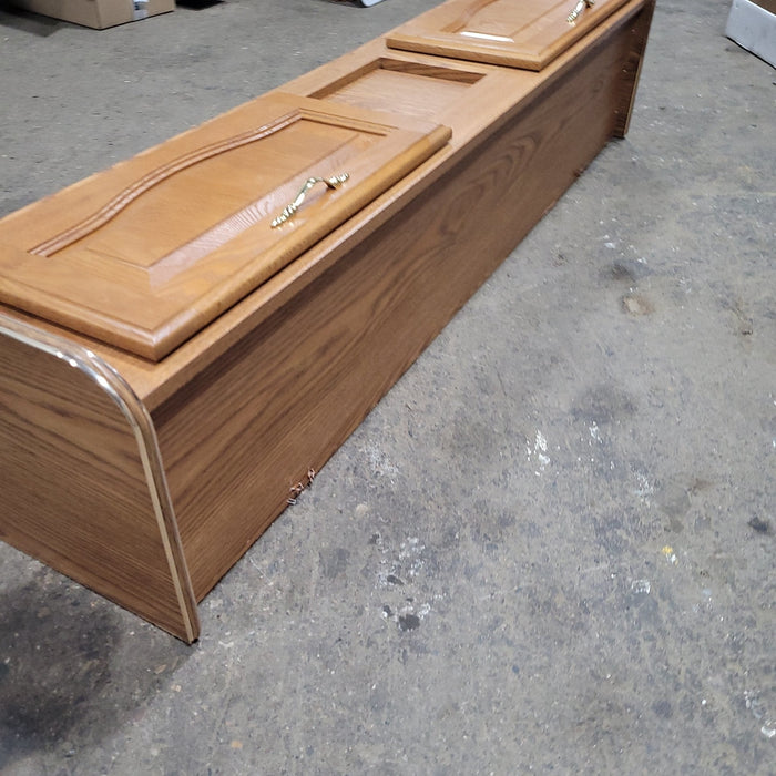 Used RV Cupboard- 2 Door 12 1/4" H X 55 3/4" W X 12 1/2" D