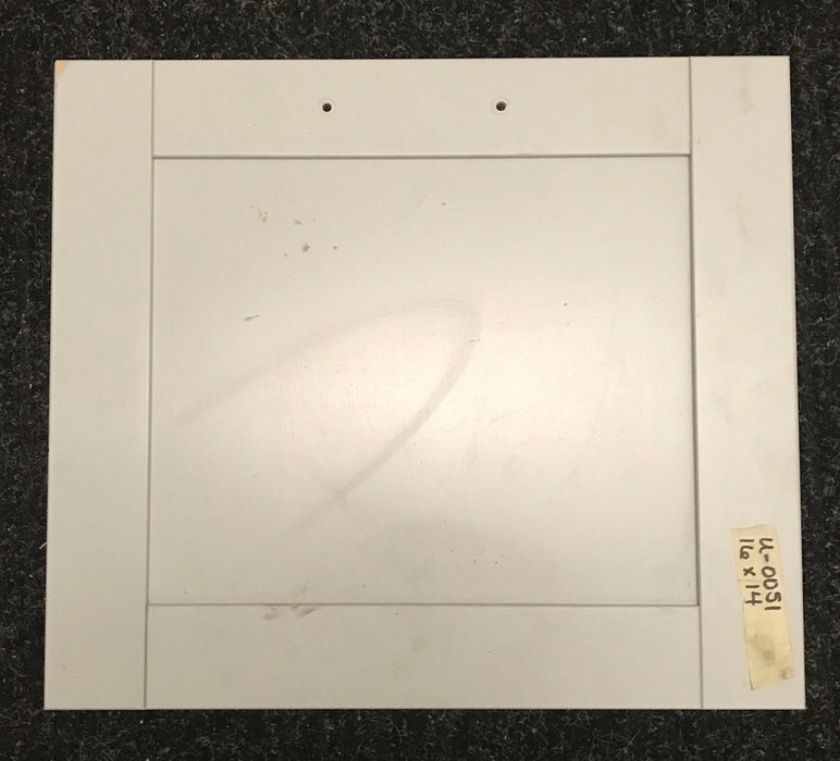 Used RV Cupboard/ Cabinet Door 16" H X 14" W X 3/4" D - Young Farts RV Parts