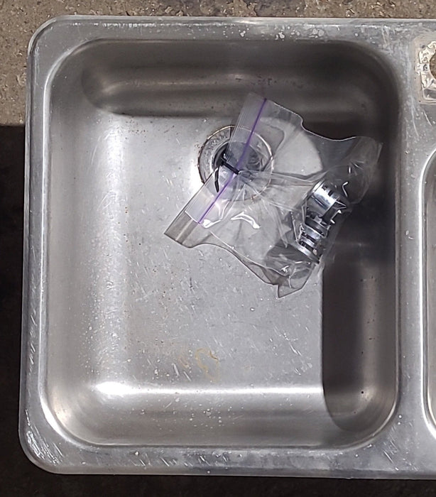 Used Double Kitchen Sink  25” W x 16” L