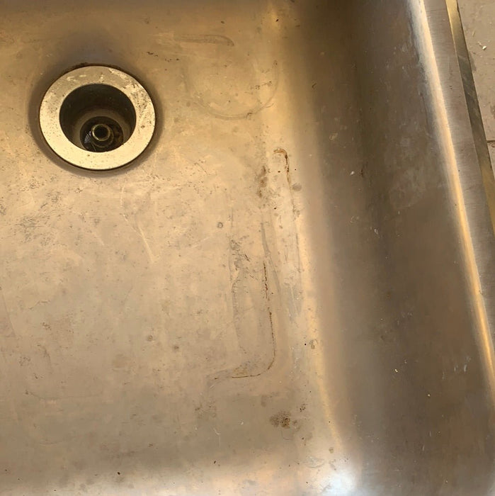 Used Double Kitchen Sink 27” w x 16” L