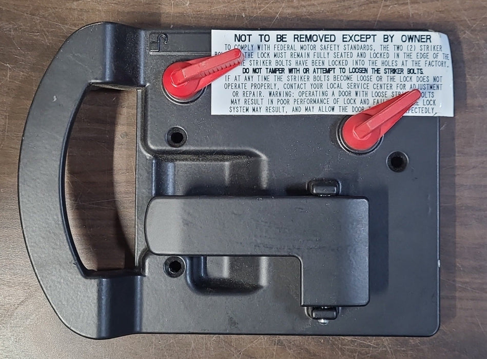 Used RV Entry Door Lock- BASE PLATE ONLY
