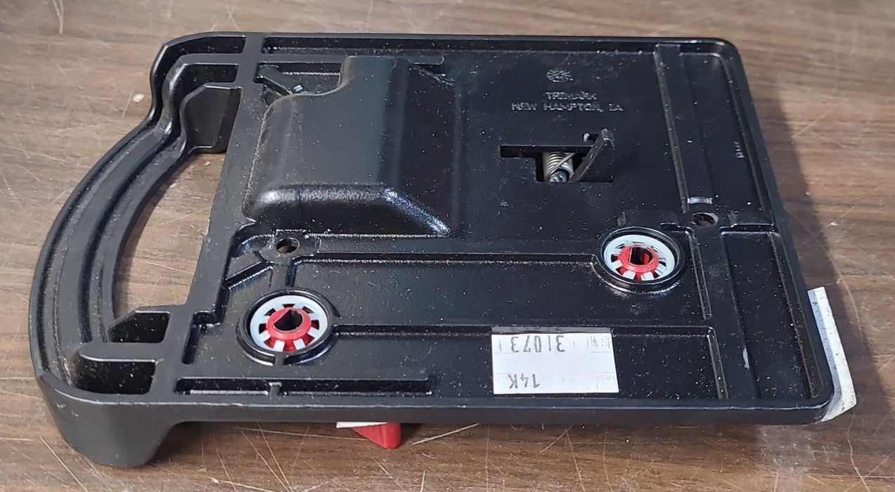 Used RV Entry Door Lock- BASE PLATE ONLY